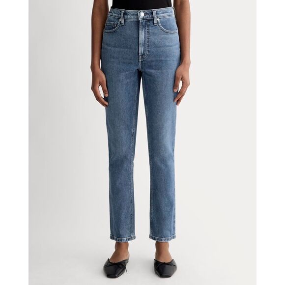 Everlane The Original Cheeky Washed Blue Jean, Size 27 Regular - Picture 1 of 9